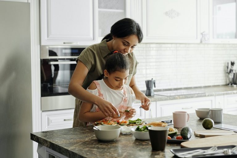 The importance of eating healthily for young families
